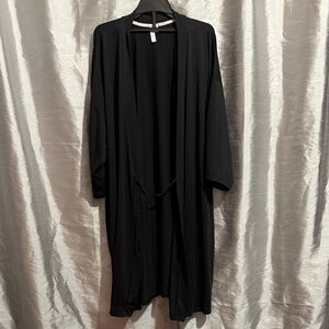 Elegant Black Women's Sleepwear Robe